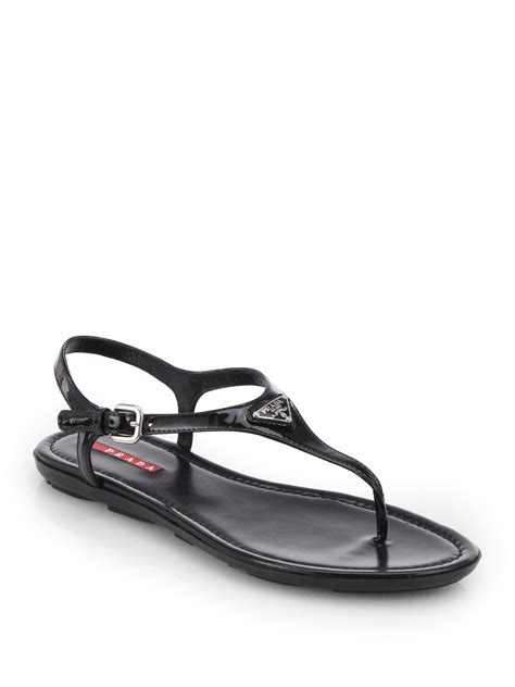 prada t strap sandal